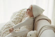 Load image into Gallery viewer, Lilette Take Me Home X Print Footie And Hat - Cream/Pink