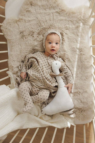 Lilette Ballard Print Footie - Oat