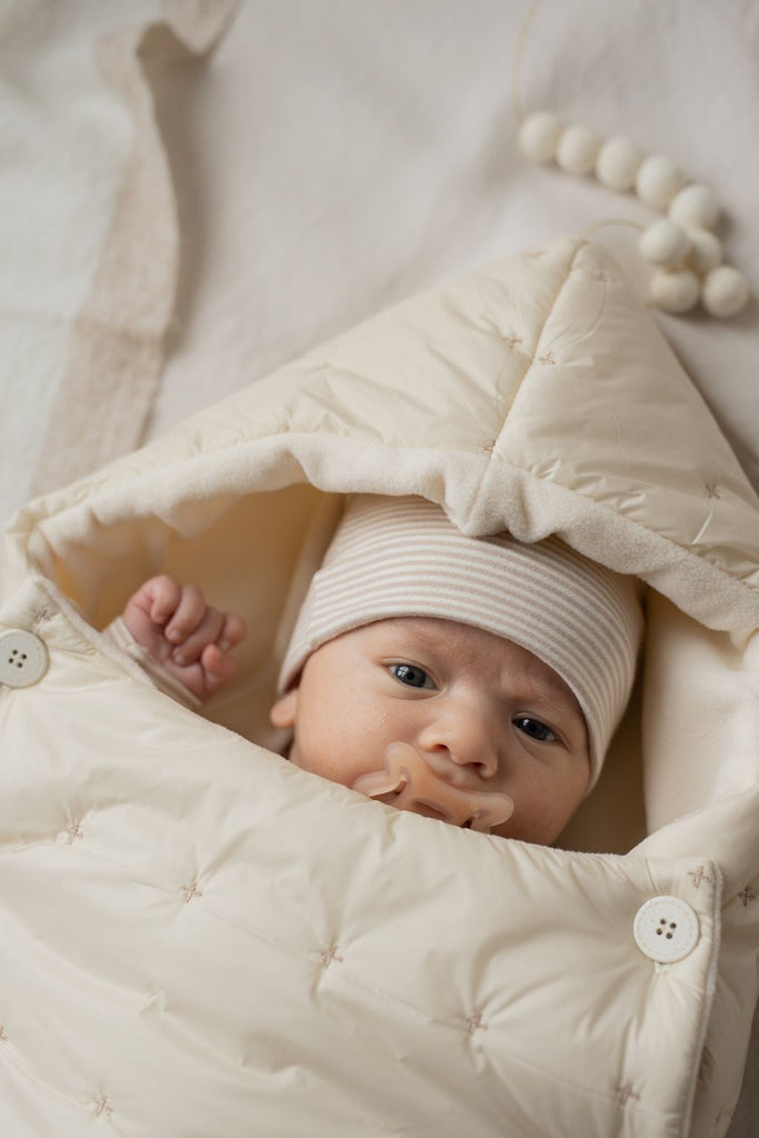 1+ in the Family Anais Padded Baby Nest - Ecru