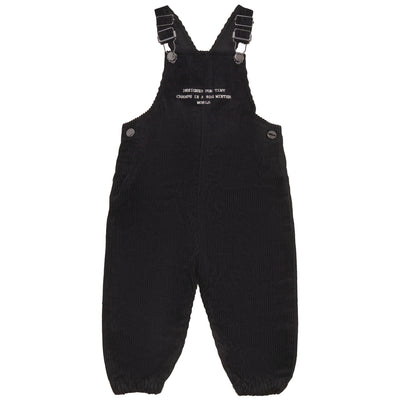 Calla Lili Baby Boy Corduroy Overall - Black