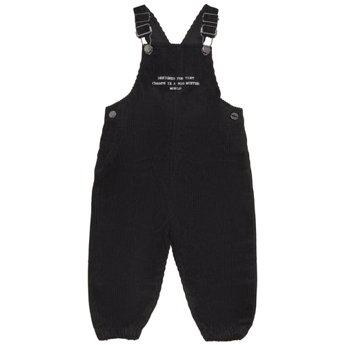 Calla Lili Baby Boy Corduroy Overall - Black