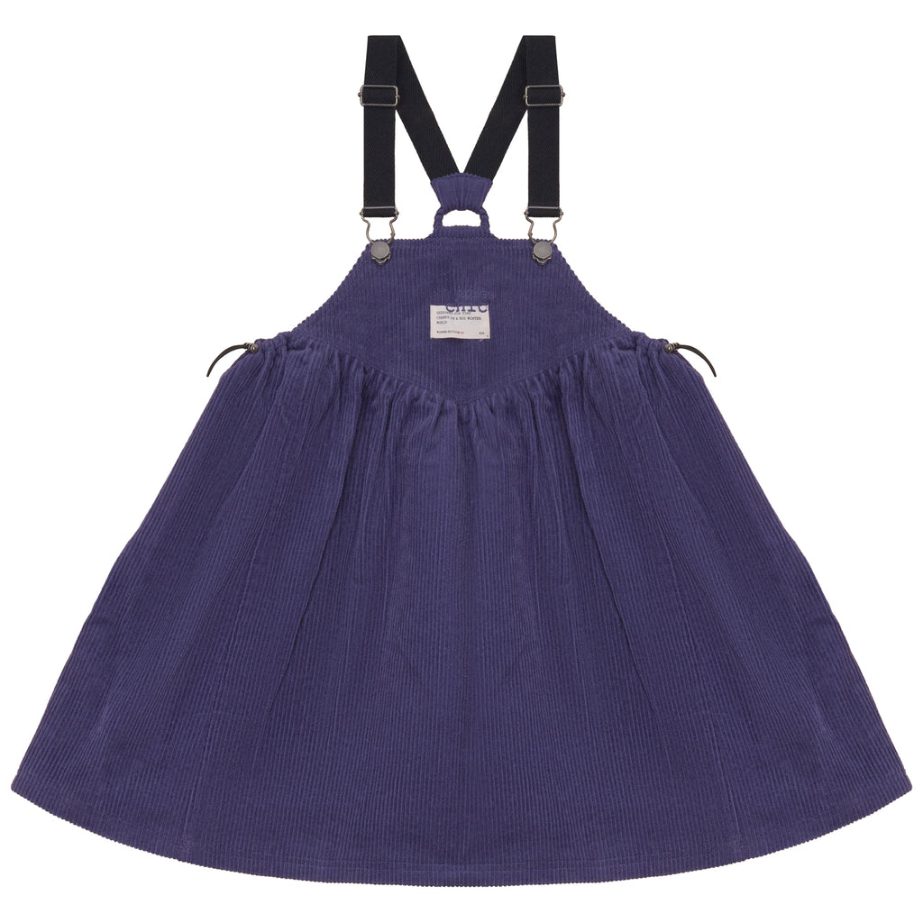 Calla Lili Girls Corduroy Jumper - Purple