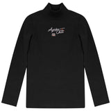 Calla Lili Girls Apres Chic Mockneck - Black/Rust