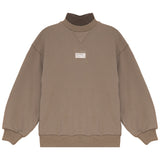 Calla Lili Boys Sweatshirt With Mockneck - Taupe