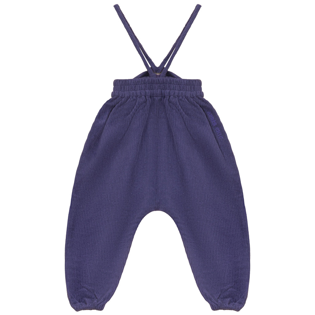 Calla Lili Baby Corduroy Romper - Purple