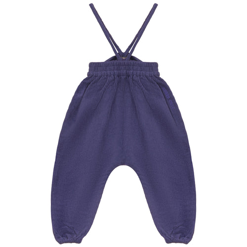 Calla Lili Baby Corduroy Romper - Purple