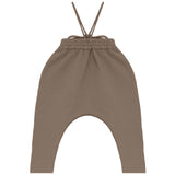 Calla Lili Baby Sweat Romper - Taupe