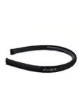 Le Enfant Thin Velvet Headband - Black