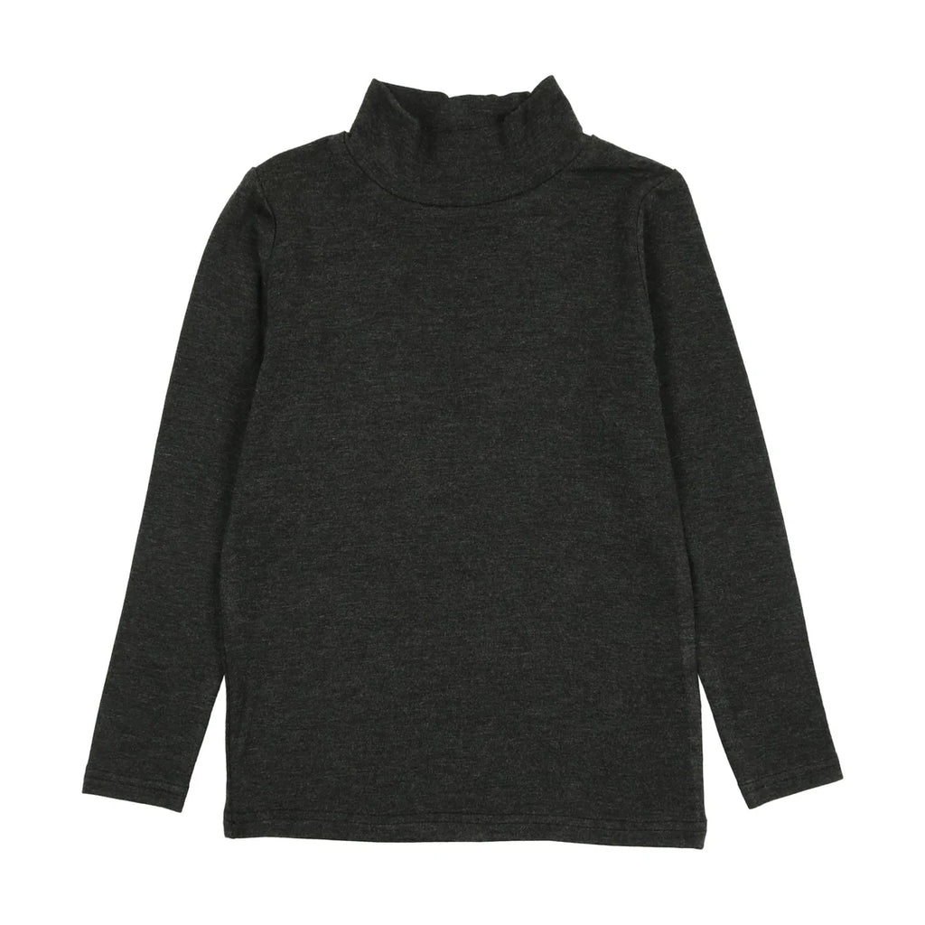 Lil Legs Bamboo Mockneck - Grey