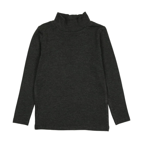 Lil Legs Bamboo Mock neck - Grey