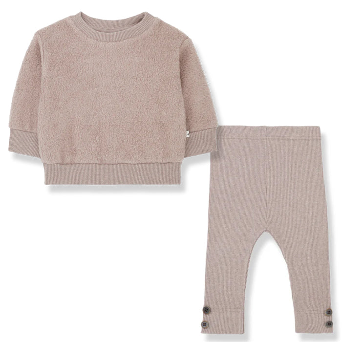 1+ in the Family Bartu Sweater With Leggings - Old Rose