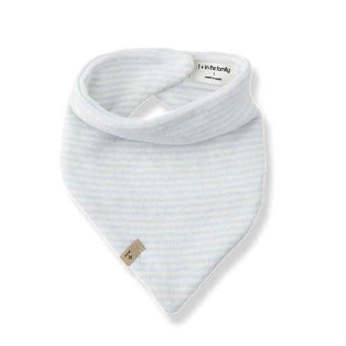 1+ In the Family Bastia Bandanna Bib - Ciel
