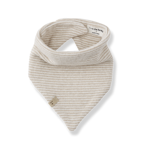 1+ In the Family Bastia Bandanna Bib - Beige