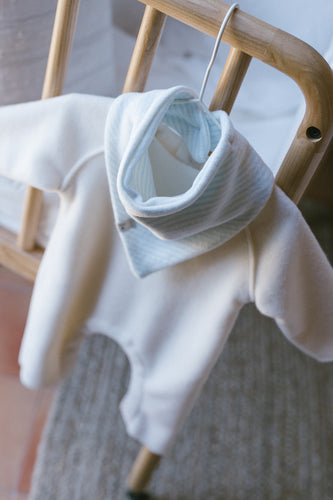 1+ In the Family Bastia Bandanna Bib - Ciel