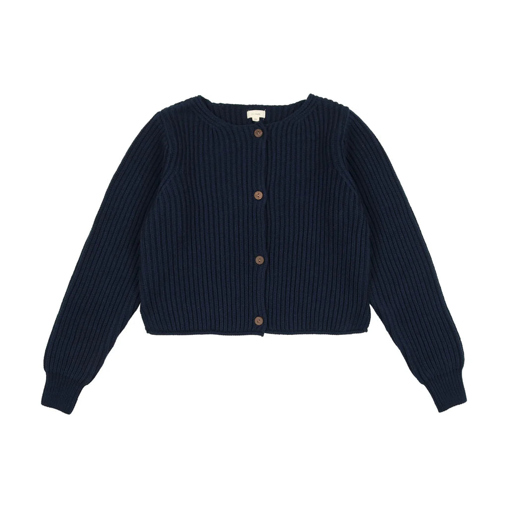 Lil Legs Basic Cardigan - Navy