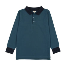 Load image into Gallery viewer, Lil Legs Contrast Polo - Blue