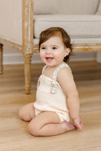 Load image into Gallery viewer, Bee &amp; Dee Organic Ditsy Romper - Champagne Pink
