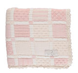 Bebe Organic Mai Blanket - Dusty Rose Patchwork
