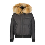 Denali Boys Bomber With Kangaroo Pocket - Black