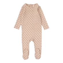 Load image into Gallery viewer, Lilette Ballard Print Footie - Dusty Pink