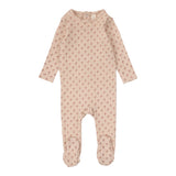 Lilette Ballard Print Footie - Dusty Pink