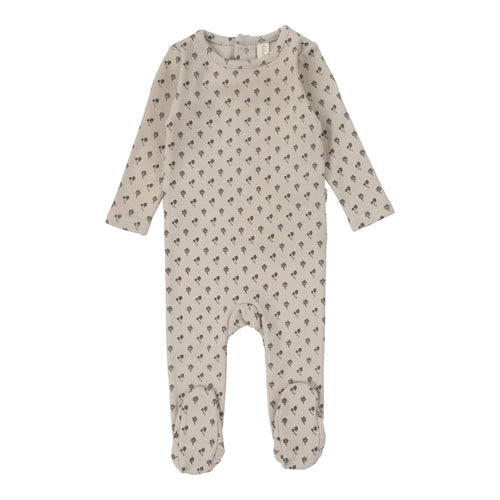 Lilette Ballard Print Footie - Oat