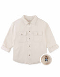 Gingersnaps Elmo Twill Jersey Shirt BPO0730 - Off White