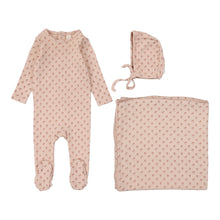 Load image into Gallery viewer, Lilette Ballard Print Layette Set - Dusty Pink