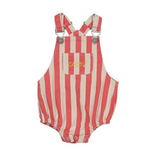 Load image into Gallery viewer, Farren &amp; Me Romper - Coral Stripes