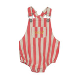 Farren & Me Romper - Coral Stripes