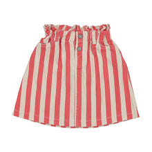 Load image into Gallery viewer, Farren &amp; Me Bermuda Striped Skirt - Coral Stripes