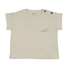 Load image into Gallery viewer, Farren &amp; Me Waffle Tee W/ Applique - Cream
