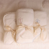 Bubani Bebe Collection Towel - White/Pink