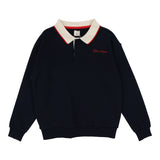Lil Legs Bon Voyage Polo Sweatshirt - Navy