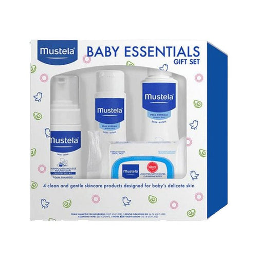 Mustela Welcome Baby Gift Set - Clean & Gentle Skincare & Bath