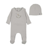 Bee & Dee Baby Image Footie And Beanie - Fortress