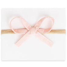 Load image into Gallery viewer, Adora Ribbon Bow Headband - Baby Pink