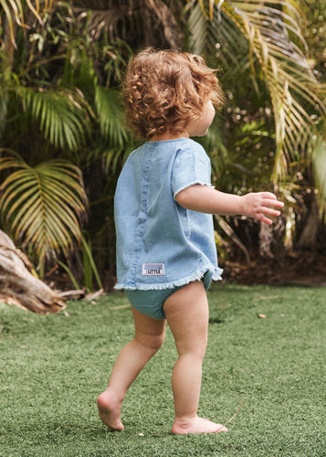 Little Parni K234  Denim Baby Set - Black Wash