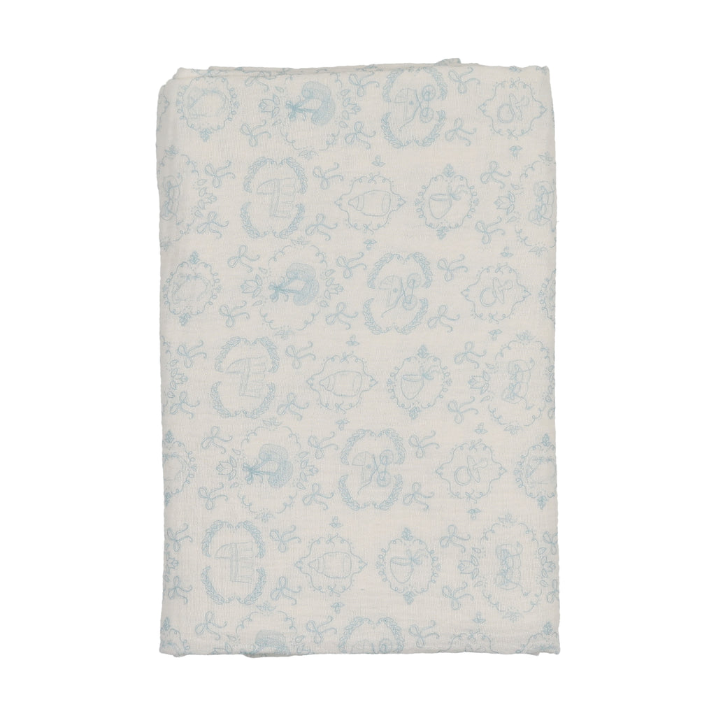 Bee & Dee Babyland Toile Swaddle - Ivory Boys