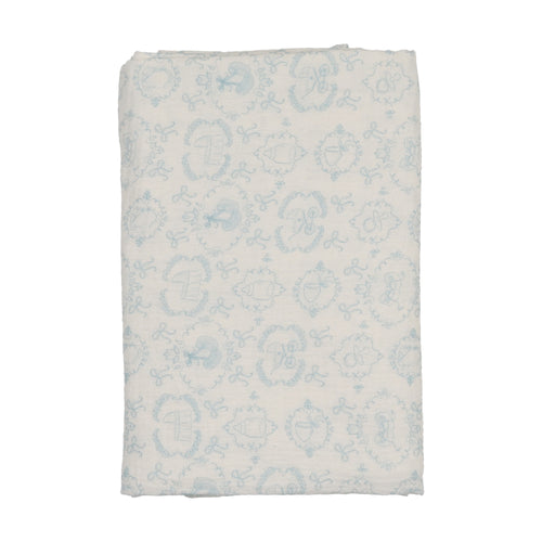 Bee & Dee Babyland Toile Swaddle - Ivory Boys