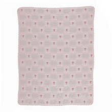 Load image into Gallery viewer, Bebe Organic Balloon Blanket - Pink Patchwork