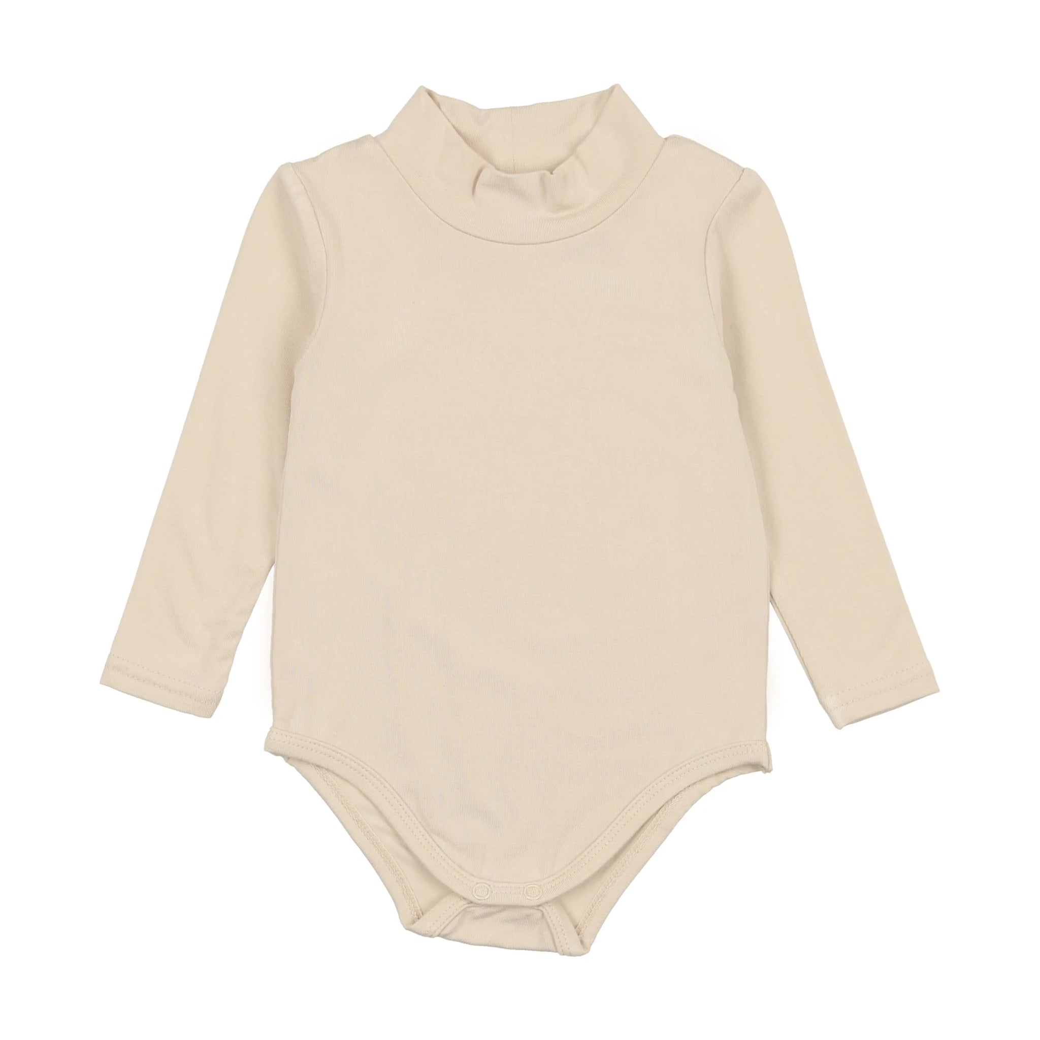 Lil legs Bamboo Mock Neck Onesie Natural Moonlight Layette