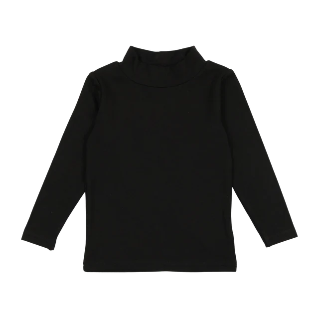 Lil Legs Girls Mockneck - Black