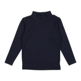 Lil legs Bamboo Mock Neck - Navy