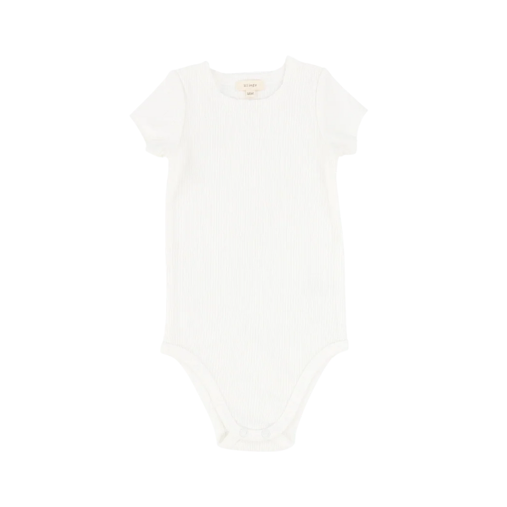 Lil legs Short Sleeve Onesie - Off White