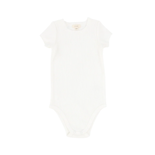 Lil legs Short Sleeve Onesie - Off White