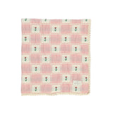 Bebe Organic Tulip Patchwork Blanket - Mauve