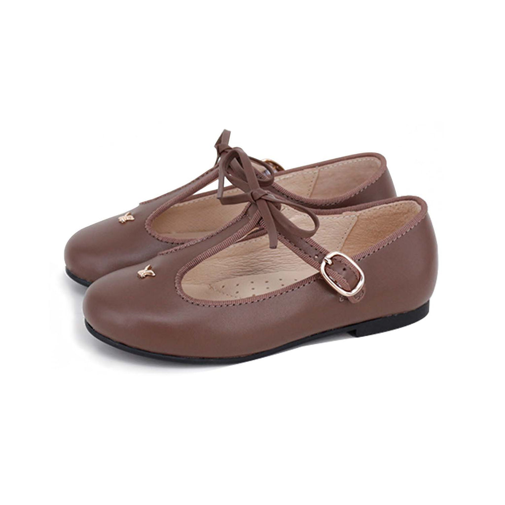 Camille Shoes Bella Hazelnut Leather