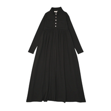 Load image into Gallery viewer, Ann Of Nan Black Mockneck Maxi Robe