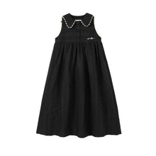 Load image into Gallery viewer, Nou Nelle Black Collar Robe